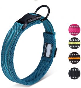 Happy hachi reflective dog collar